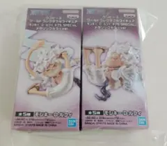 新品ワンピース ワールドコレクタブルフィギュア ルフィ ギア5 02、03