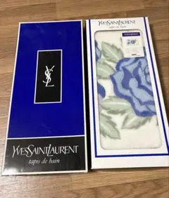 未使用✨レア ３点セット YSL イヴ・サンローラン バスマット フェイスタオル 未使用✨レア 3点セット YSL イヴ・サンローラン バスマット フェイス
