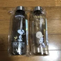 スヌーピー ウォーターボトル 500ml 2本セット 未使用　黒　黄