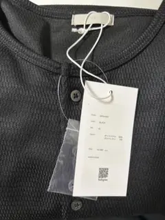 REFINED WAFFLE HENLEY NECK L/S TEE Mサイズ