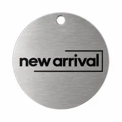 ステンレス製 ネームプレート new arrival name plate タグ