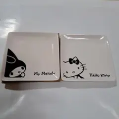 My Melody & Hello Kitty プレート 2枚セット