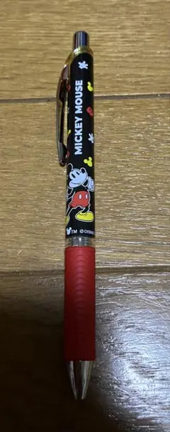 ディズニー ミッキーマウス ボールペン プレート付き レア商品本体