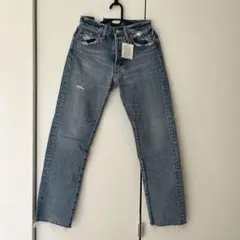 moussy マウジー ライトブルー ストレートデニムパンツ