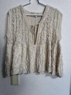 しまむら daaco フリンジベスト efforia エフォーリア