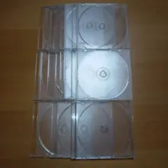 12枚セット 5mm DVD CD Blu-ray 薄型 空ケース まとめ売り