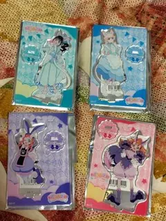 わんだふるぷりきゅあ！ ミニアクリルスタンド 4個セット(ハロウィン）