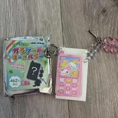 カミオジャパン ガラケー風キーホルダー ピンクのサムネイル