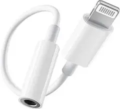 iPhone イヤホン変換アダプタ Lightning - 3.5 mm