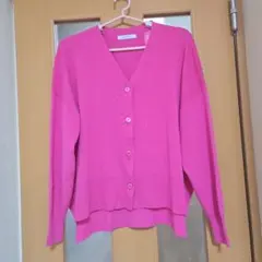 DOUX ARC HIVES ピンク Vネック カーディガン 長袖 新品