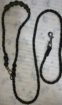 パラコード犬リード、ブレスレット（スマホストラップ付き）