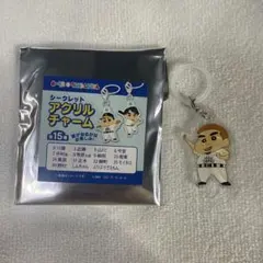 クレヨンしんちゃん ホークス アクリルチャーム 山川穂高