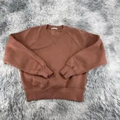 『GU』ジーユー　トップス　トレーナー　ラグランスリーブ スウェット　裏起毛