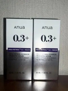 【新品未開封】★Anua★ レチノール0.3ナイアシンリニュー30ml2本セット