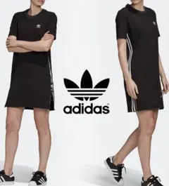 【値下げ⭕️】adidas ブラック ミニワンピース XS タグ付き 2026年最新】adidas originals レディース ミニワンピースの人気