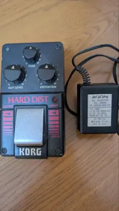 KORG HARD DIST ディストーションエフェクター　アダプター付 KORG HARD DIST ディストーションエフェクター アダプター付 - メルカリ