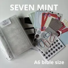 SEVEN MINT 3つ折りクリアバインダー（A6・6穴） - メルカリ
