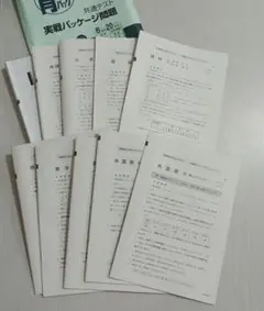 駿台　青パック　2024　共通テスト模試　高校限定版