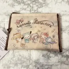 ショッピングバッグサンリオ 折りたたみエコバッグ猫の日ネコ
