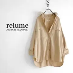 JOURNAL STANDARD relume コットンシルクミリタリーシャツ