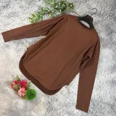 ✨BARNYARDSTORM✨サイズ1(S) PLST 長袖カットソー ブラウンのサムネイル