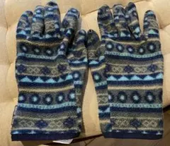 モンベル クリマプラス 100 プリント グローブ Mサイズ