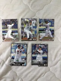 千葉ロッテマリーンズ　プロ野球カードセット　ソト　ポランコ　山口航輝　等