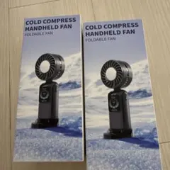 COLD COMPRESS HANDHELD FAN N106 2個セット