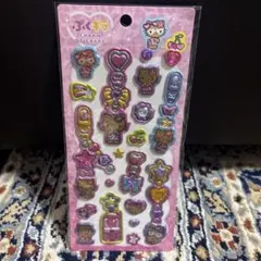 サンリオ　ぷくキラチャームステッカー　ギャルキティ　日焼けキティ
