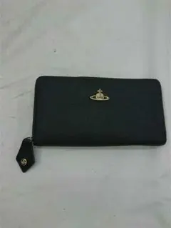 ■ヴィヴィアン・ウエストウッド ラウンドファスナー長財布 ブラック系 レディース