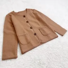 ナチュラルビューティーベーシック　ウールニットカーディガン