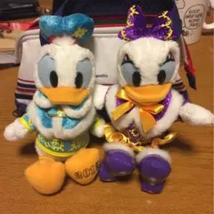 ドナルド、デイジー ぬいぐるみバッチ