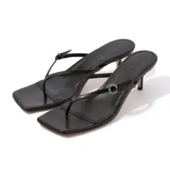 Aeyde Leigh Leather Toe-Post Sandals 37のサムネイル