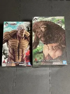 一番くじ　進撃の巨人　A賞　鎧の巨人　獣の巨人