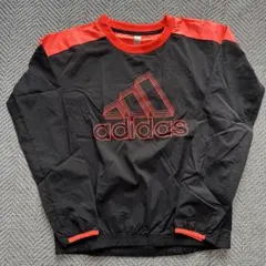 adidas ウィンドブレーカー ピステ 140cm ブラック/オレンジ