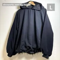 DINOWORKS Egg hoodie "BLACK" L