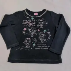 ❄sale❄【48】メゾピアノ　ロンT　ブラック　110cm