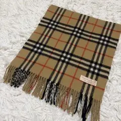 BURBERRY LONDON ノバチェック カシミヤ マフラー - メルカリ