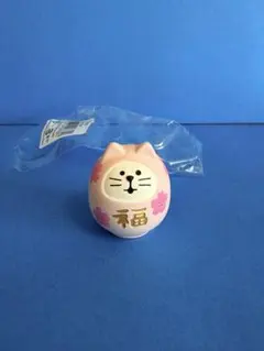 デコレコンコンブル　桜咲く猫だるま