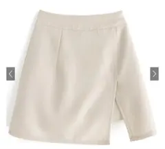 インパン付きスリット台形ミニスカート[fo1791]