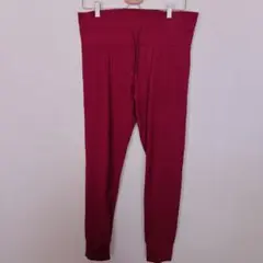 美品 ヨガパンツ ジョガーパンツ L/XL ボルドー ストレッチ