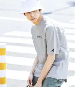 7*7様 モノマート×カンゴール別注オーバーサイズカットソー グレー　L