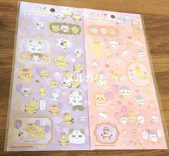 ちいかわ てんし♡あくま ゴールドクリアシール 2点セット