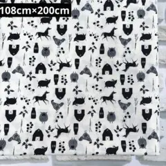 USAコットンシーチング生地 動物 moda 108cm×200cm