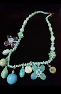 ネックレス　ブルー♥️