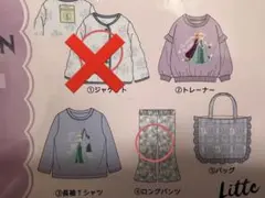 しまむら　リトシー　アナ雪　福袋　110