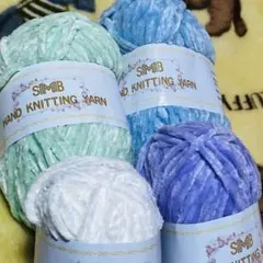 パステルカラー編みぐるみぬいぐるみにぴったり毛糸　no.1