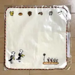 からすのパンやさん ハンカチ 新品