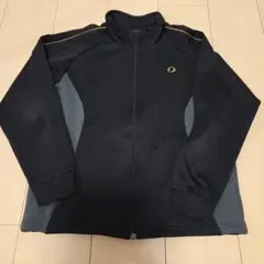 IGNIOキッズ ジップアップ ジャージ ブラック グレー