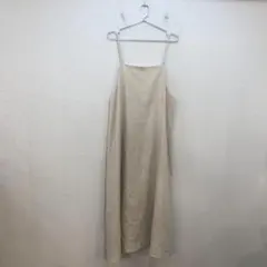 オペークドットクリップ ロングキャミワンピース 【40/L】